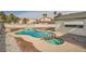 Refreshing kidney-shaped pool with spa at 1688 Crest Ave, Las Vegas, NV 89119