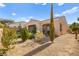 Landscaped backyard with gravel and plants at 2 Lago Turchino Ct, Henderson, NV 89011