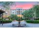 Courtyard with fountain at Lake Las Vegas at 2 Lago Turchino Ct, Henderson, NV 89011