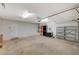 Spacious two car garage with shelving at 2177 Bridle Wreath Ln, Las Vegas, NV 89156