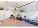 Garage with plenty of storage and space for exercise equipment at 237 Garrett Ln # 2, Boulder City, NV 89005