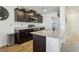 Modern kitchen with stainless steel appliances and granite countertops at 2669 Champagne Gold Ave, North Las Vegas, NV 89086