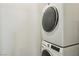 Stackable washer and dryer in convenient laundry area at 2669 Champagne Gold Ave, North Las Vegas, NV 89086