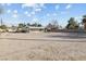 Large empty lot with a covered structure at 4365 Topaz St, Las Vegas, NV 89121