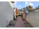 Pathway leading to gated backyard at 4365 Topaz St, Las Vegas, NV 89121