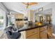 Kitchen with granite countertops and ample cabinet space at 4365 Topaz St, Las Vegas, NV 89121