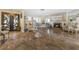 Elegant living room with ornate furniture, fireplace and tiled floors at 4365 Topaz St, Las Vegas, NV 89121