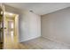 This quaint bedroom features tile flooring and neutral walls at 4721 Via Renaldo, Las Vegas, NV 89103