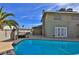 Inviting backyard pool with patio and spacious deck at 722 Barrie Ct, Henderson, NV 89002