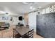 Dining area with table and chairs near kitchen at 7300 Pirates Cove Rd # 2013, Las Vegas, NV 89145