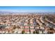 Aerial view of a residential neighborhood with numerous homes at 7436 Wagonwheel Ranch Way, Las Vegas, NV 89113