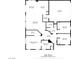 Floor plan showing a 1402 sq ft house with two bedrooms at 7436 Wagonwheel Ranch Way, Las Vegas, NV 89113