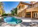 Inviting swimming pool and spacious patio area at 8600 Kiel Ridge Cir, Las Vegas, NV 89117