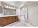 Bathroom boasts double sinks, soaking tub, and shower at 9178 Sunken Meadow Ave, Las Vegas, NV 89178