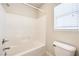 Clean bathroom with shower and tub at 9178 Sunken Meadow Ave, Las Vegas, NV 89178