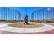 Community park with baseball field and unique sculptures at 9178 Sunken Meadow Ave, Las Vegas, NV 89178