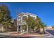 Two-story house with attached garage and landscaping at 9178 Sunken Meadow Ave, Las Vegas, NV 89178