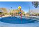 Community spray park with colorful play features at 9178 Sunken Meadow Ave, Las Vegas, NV 89178