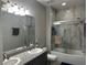 Bathroom features double sinks and a soaking tub at 10470 W Ann Rd Rd, Las Vegas, NV 89149