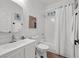 Clean bathroom with tub, shower, and updated vanity at 10636 Amblewood Way, Las Vegas, NV 89144