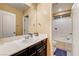 Clean bathroom with a tub and shower at 10636 Tulip Valley Rd, Las Vegas, NV 89179