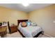 Comfortable bedroom with a double bed and nightstand at 10636 Tulip Valley Rd, Las Vegas, NV 89179