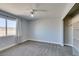 Neutral bedroom with carpeted floor and a window with mountain views at 1138 Gainesborough Ct, Henderson, NV 89015