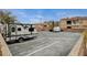 Spacious RV parking lot with designated spots for recreational vehicles at 114 Harbor View Dr # 1025, Boulder City, NV 89005