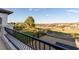 Balcony overlooks the backyard, sports court, and golf course at 12 Bloomfield Hills Dr, Henderson, NV 89052