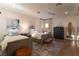 Bright bedroom with twin beds and coastal decor at 12 Bloomfield Hills Dr, Henderson, NV 89052