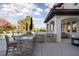 High-end outdoor kitchen with stainless steel appliances at 12 Bloomfield Hills Dr, Henderson, NV 89052