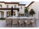 Stunning outdoor kitchen with seating for entertaining at 12 Bloomfield Hills Dr, Henderson, NV 89052