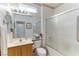 Small bathroom with shower/tub combo and single vanity at 2084 Tiger Links Dr, Henderson, NV 89012