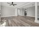 Spacious living room with hardwood floors and an open floor plan at 209 N 21St St, Las Vegas, NV 89101