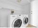 Convenient laundry room with modern washer and dryer at 251 S Green Valley Pkwy # 1212, Henderson, NV 89012