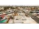 Wide aerial view of house, neighborhood, and city skyline at 257 Colleen Dr, Las Vegas, NV 89107