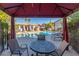 Relaxing pool area with gazebo and lounge chairs at 2615 W Gary Ave # 1035, Las Vegas, NV 89123