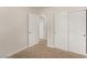 Bedroom with double door closet and access to another room at 2730 Morning Break Ct, Las Vegas, NV 89142