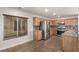 Eat-in kitchen with stainless steel appliances and wood cabinets at 2730 Morning Break Ct, Las Vegas, NV 89142