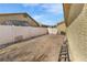 Backyard with a side yard and a privacy fence at 3041 Bublin Bay Ave, North Las Vegas, NV 89081