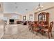 Bright and airy living and dining area with hardwood floors at 3041 Bublin Bay Ave, North Las Vegas, NV 89081