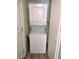 Stacked washer and dryer in laundry area at 3823 S Maryland Pkwy # C3, Las Vegas, NV 89119