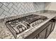 Stainless steel Frigidaire cooktop with five burners at 4165 Kerberos Ave, North Las Vegas, NV 89084