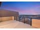 Balcony features panoramic city views, modern glass railings, and an open-air terrace at 506 Overlook Rim Dr, Henderson, NV 89012