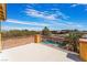 Spacious balcony overlooking pool and equestrian center at 6165 Smarty Jones Ave, Las Vegas, NV 89131