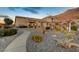 Landscaped backyard with desert plants at 7079 Mountridge Dr, Las Vegas, NV 89110