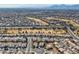 Aerial view of homes and golf course at 7517 Lintwhite St, North Las Vegas, NV 89084