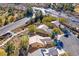 Aerial view showing a house, yard, and surrounding neighborhood at 7568 Lily Trotter St, North Las Vegas, NV 89084