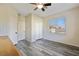 Bedroom with wood desk and window views at 7909 Dutch Canyon Ct, Las Vegas, NV 89131