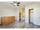 Bedroom with dresser and double closets at 7909 Dutch Canyon Ct, Las Vegas, NV 89131